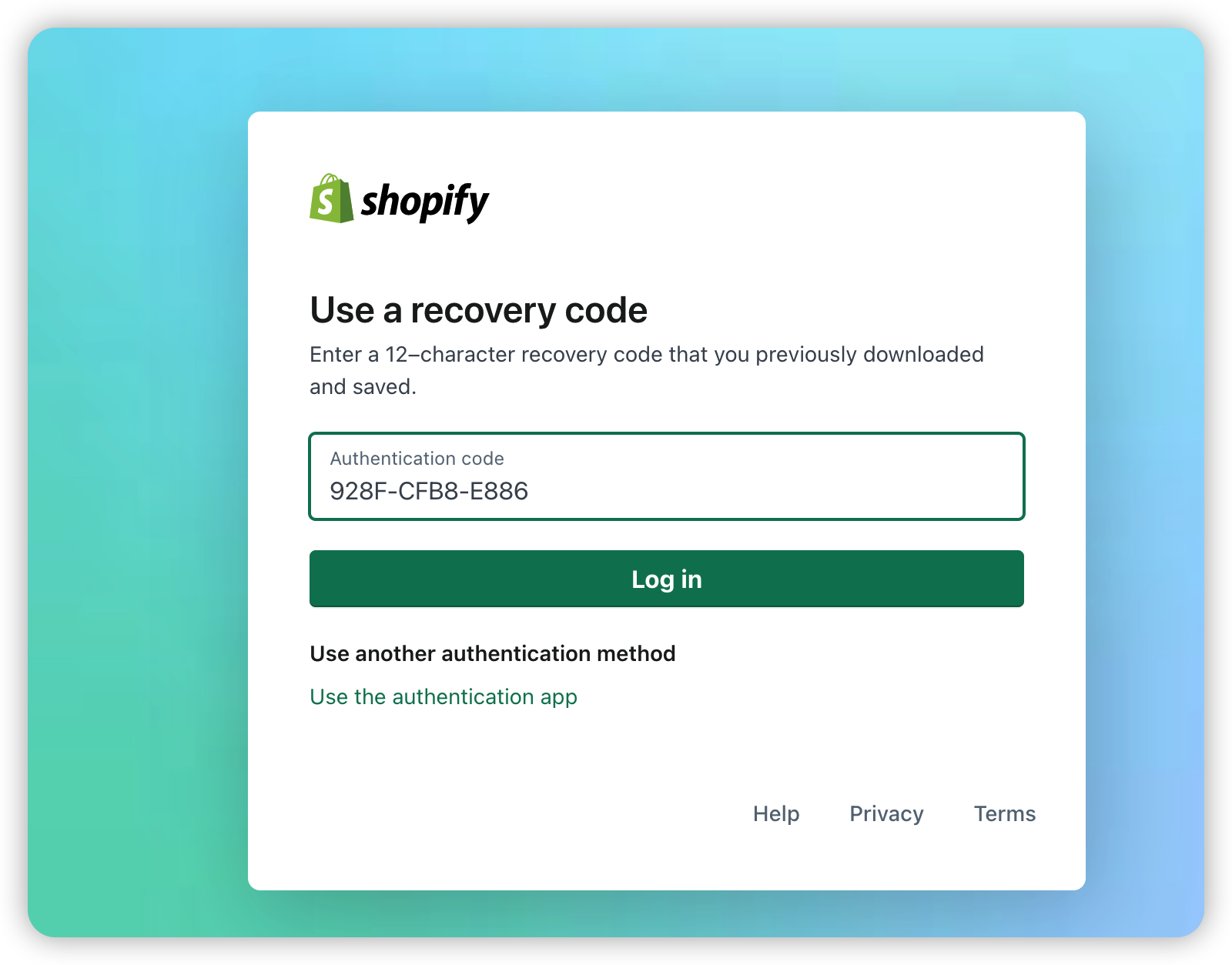 shopify 添加二步验证-Helpayments